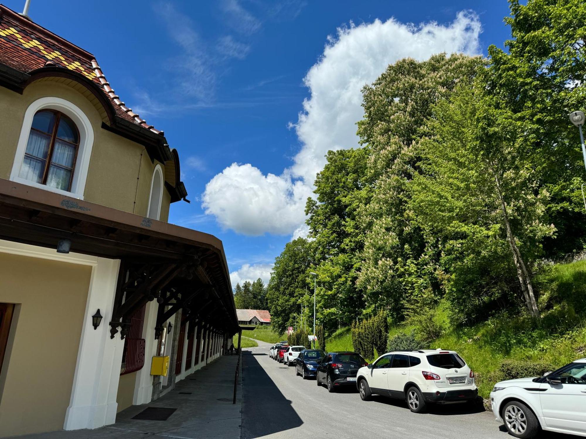Buffet De La Gare Otel Montrö Dış mekan fotoğraf